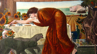 Edward Burne Jones. Il vino di Circe 