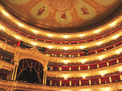 Interior del Teatro Bolshói, Rusia
