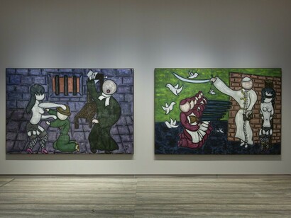 William N. Copley, Exhibition view. Courtesy of Fondazione Prada