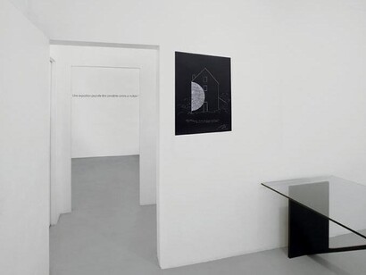 Michel Verjux, Tout ou partie, exhibition view. Courtesy of A arte Invernizzi