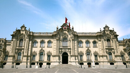 El Palacio de Gobierno del Perú, sede principal del poder ejecutivo