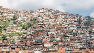 Barrio marginal, Caracas, Venezuela