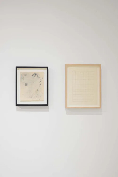 Artistes divers, Comme le geste soutient la forme, vue de l'exposition. Avec l'aimable autorisation de la Division Blouin