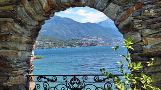 Lago Maggiore, Svizzera, scorcio