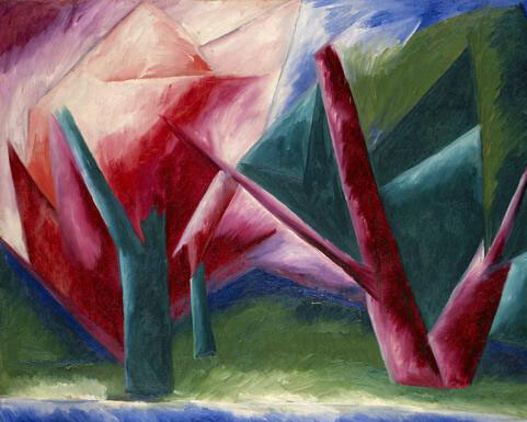 Natalya Goncharova, La Forêt [The Forest