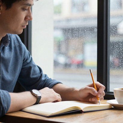 Alcune parole non nascono per essere dette, ma per restare in attesa dentro un quaderno socchiuso