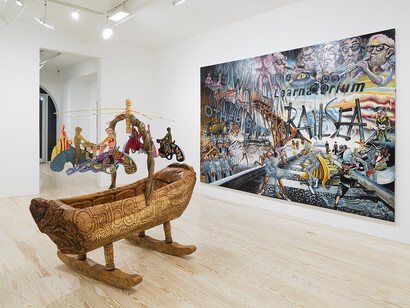 Ivan Witenstein, Rails to Trails, 2014, installation view