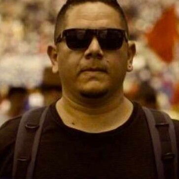 Manifestante en San José