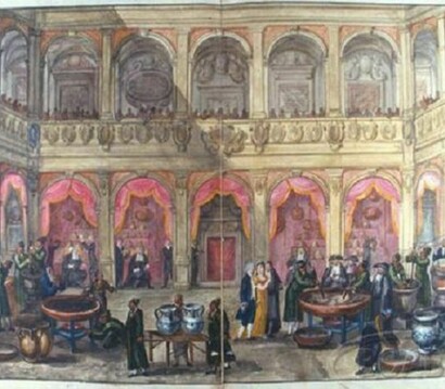 Theriaca all'Archiginnasio di Bologna.