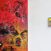 Installation View, Todd Colby & Marianne Vitale, Take This Feeling of Doom and Do a Little Dance with It, 2024. Courtesy of Picture Room Gallery