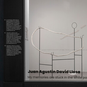 Juan Agustin David Llosa, vue d'exposition. Avec l'aimable autorisation de Centrale | vitrine