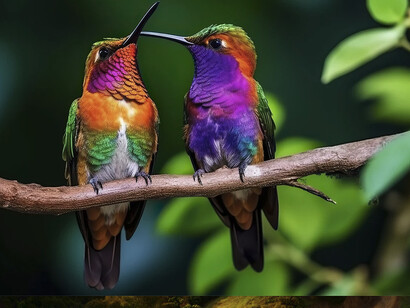 Colibries. Amazonas, Ecuador