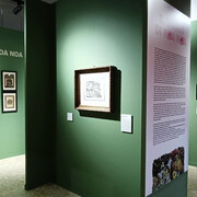 Gauguin. El diario de Noa Noa y otras aventuras, vista de exhibición. Cortesía del Museo della Fanteria di Roma