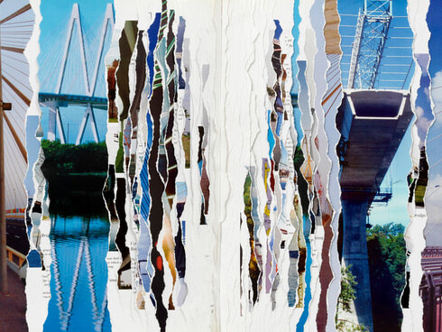 Buzz Spector, A-bridged (detail), 2024. Courtesy of Zolla Lieberman Gallery