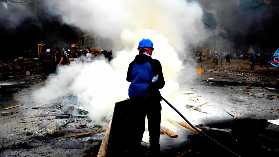 Protestos em Equador