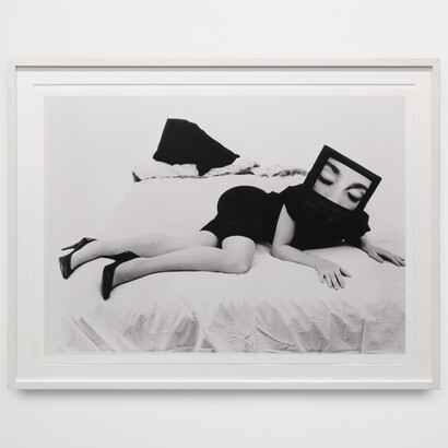 Lynn Hershman Leeson, Seduction, 1986, gelatin silver print, 28 1/4x39 3/4 inches. Courtesy of Altman Siegel