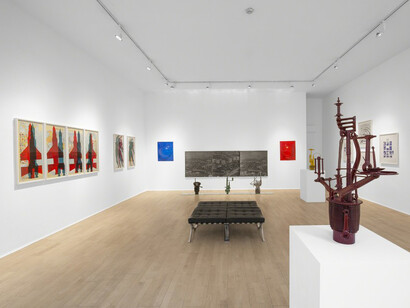 Stano Filko, Exhibition view. Courtesy of The Mayor Gallery