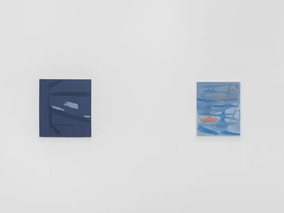 Peter Shear, Slipway, vista da exposição. Cortesia de Mendes Wood DM