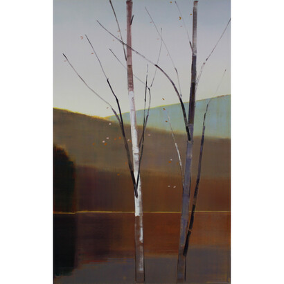 Stephen Pentak, 2014, X.VII, 2014, Oil on panel, 64 x 40 in.