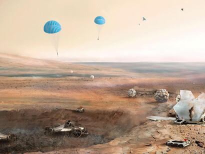 Norman Foster también ha estudiado la creación de bases lunares en asociación con la ESA