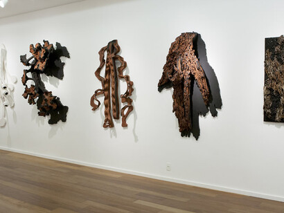 Frans Krajcberg, Exhibition view. Courtesy of Galeria Frente