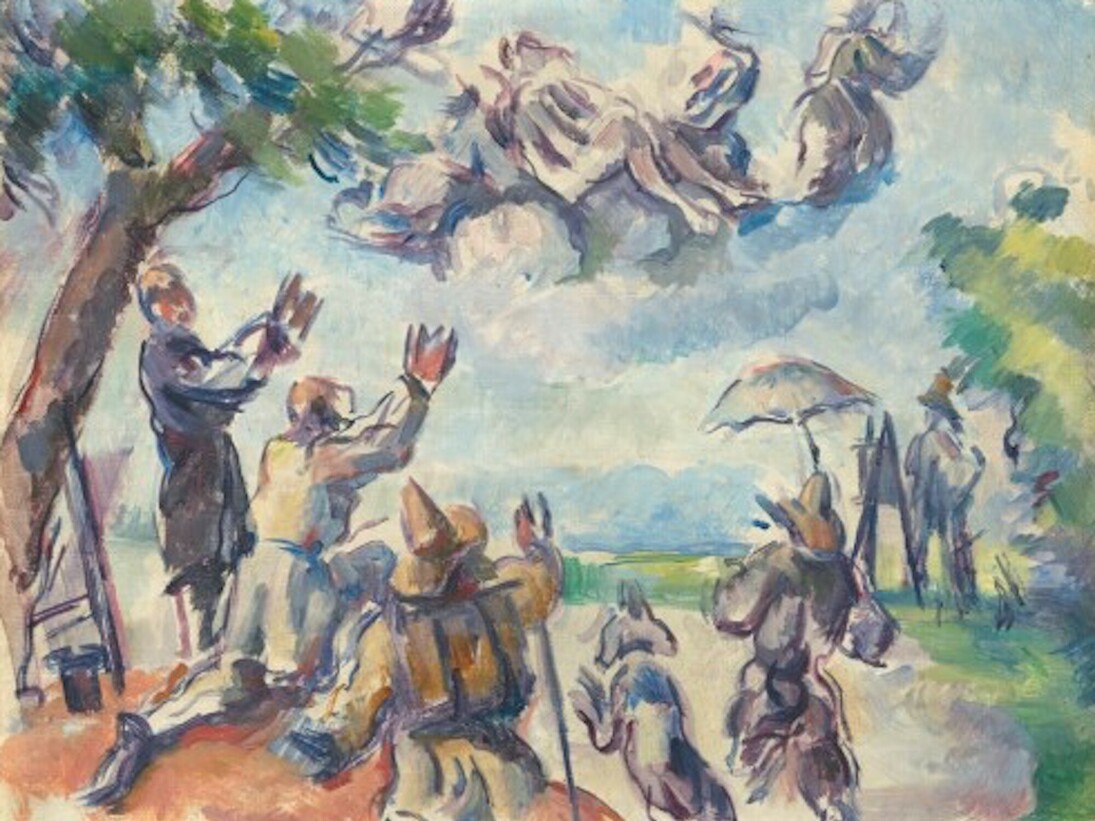 Paul Cézanne, L’Apothéose de Delacroix, huile sur toile © RMN-Grand Palais (musée d'Orsay) / Hervé Lewandowski