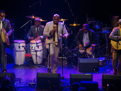 Septeto Santiaguero performing at Globalfest. Photo: Catalina Maria Johnson