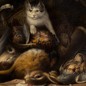 Henriëtte Ronner-Knip, Jachttableau 1850-1900 © Het KattenKabinet