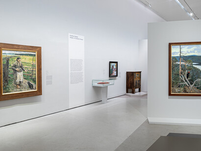Akseli Gallen-Kallela, exhibition view. Courtesy of Lower Belvedere