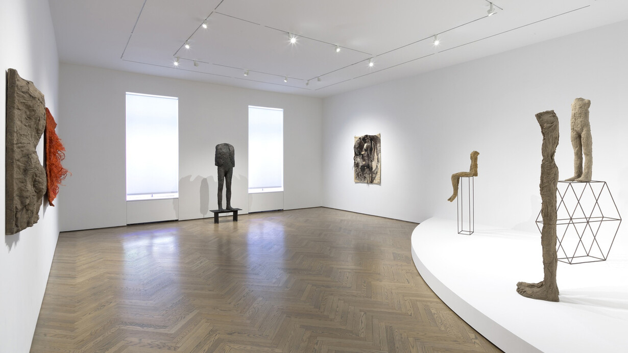 Magdalena Abakanowicz, Next is our skin, exhibition view. Courtesy of Gray Gallery