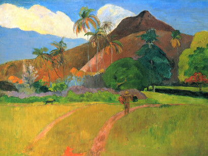 Paul Gauguin. “Tahitian Landscape”