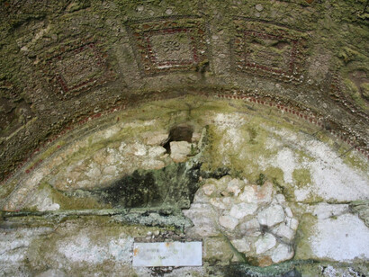 Villa di Cicerone, particolare del soffitto