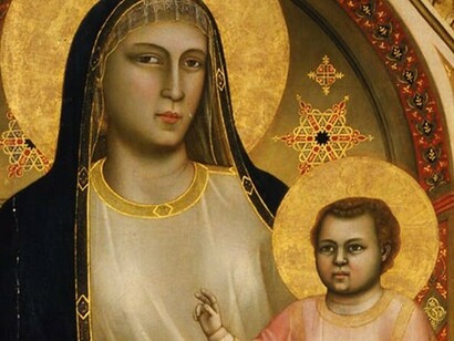 Maestà di Giotto detta Ognissanti, particolare