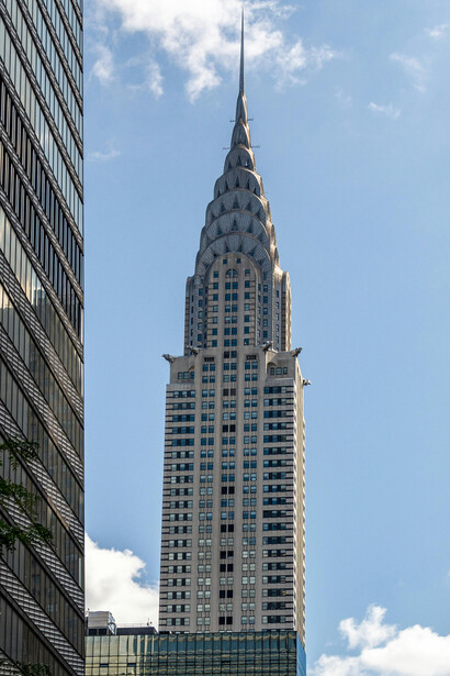 The Chrysler Building, a historic skyscraper located in Manhattan, New York, USA