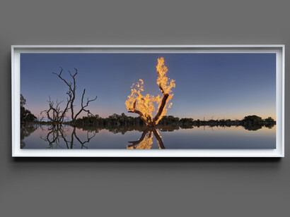 Murray Fredericks, Blaze #19, Tandou, Great Darling Anabranch, 2022