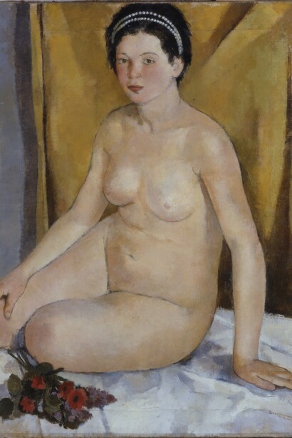 Franco Gentilini, Nudo femminile accosciato