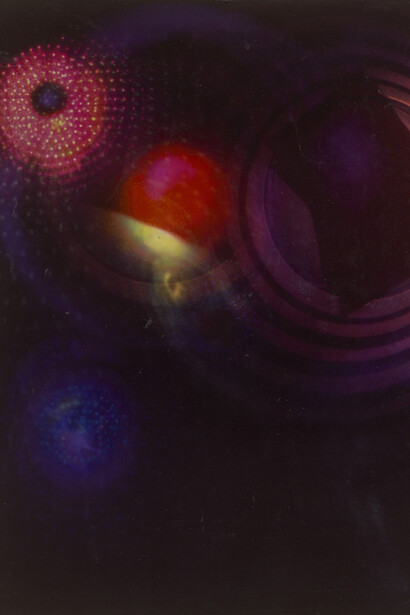 Nicholas Haáz, Color abstraction, ca. 
1948. Courtesy of George Eastman Museum