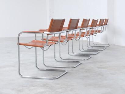 Cantilever chairs by Stam Freischwinger

