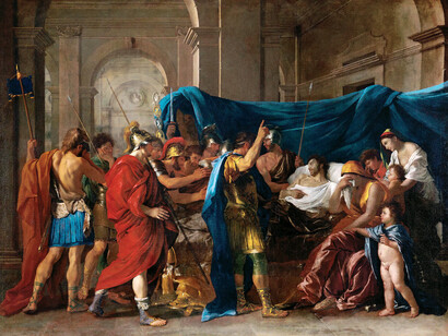Der Tod des Germanicus, 1627. Öl auf Leinwand, 148 x 198,1 cm. The Minneapolis Institute of Art, Minneapolis.