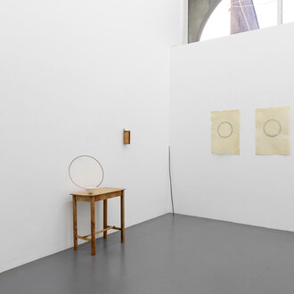Jean-Georges Massart, To choose to make visible / The almost nothing, exhibition view. Courtesy of Rossicontemporary
