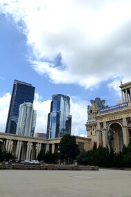 Le Centre des expositions de Shanghai, photo Fabien Bellat