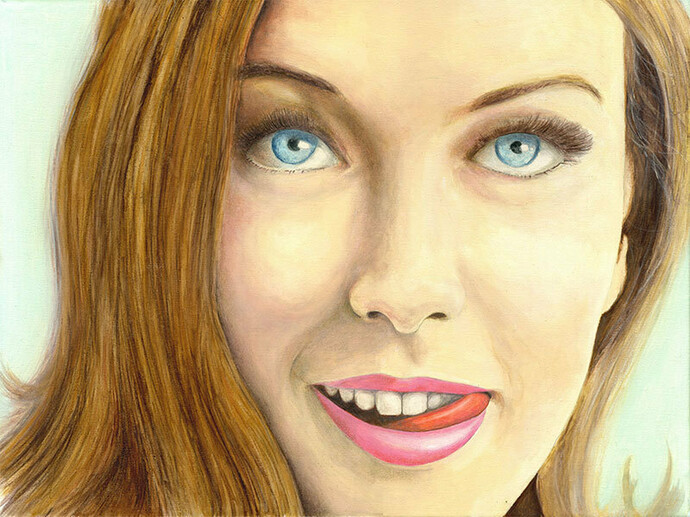 Manuel Pablo Pace, Mariapia, 2011, acrilico su tela, 30 x 40 cm