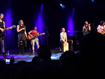 Cimorelli Sisters during a concert