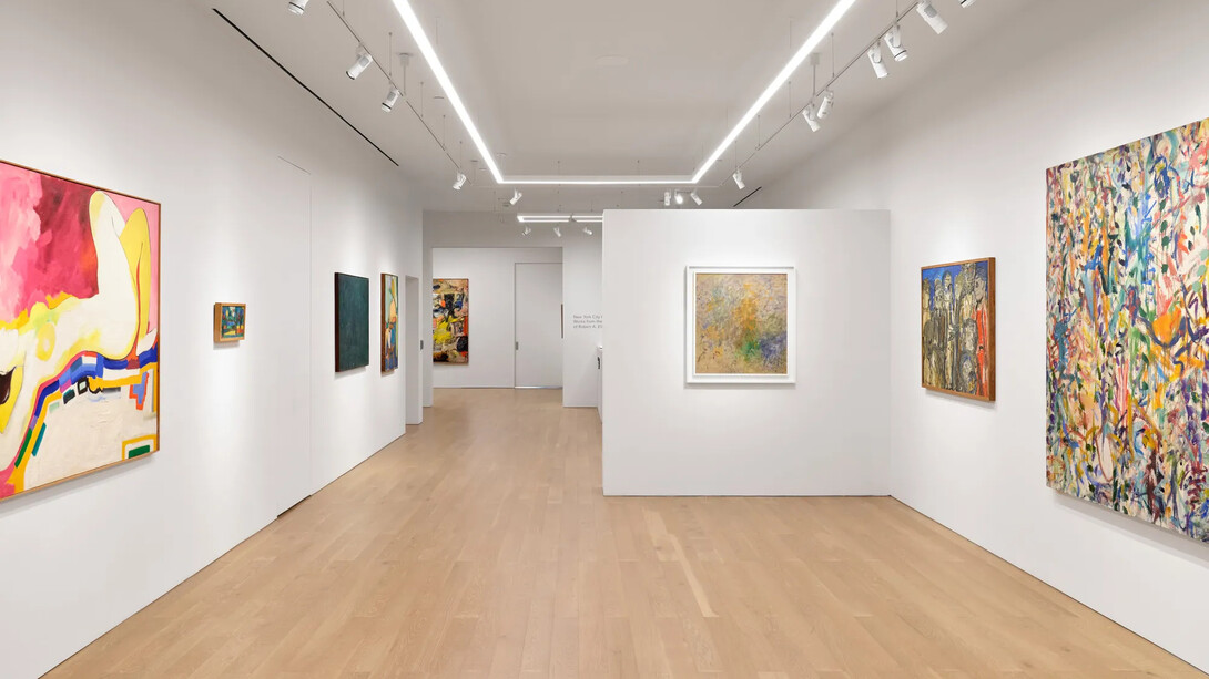 New York city circa 1960: works from the collection of Robert A. Ellison, Jr., exhibition view. Courtesy of Schoelkopf Gallery