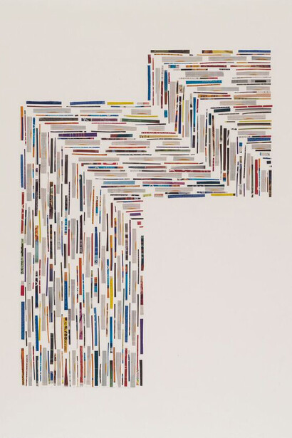 Jac Leirner, métrica mínima, 2015, Ilustraçao para um poema