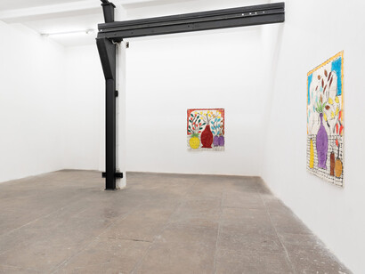 Isabella Ducrot, Opere a ripa 2025, exhibition view. Courtesy of Galleria T293 