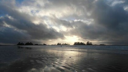 Tofino´s beach. Calm and beauty