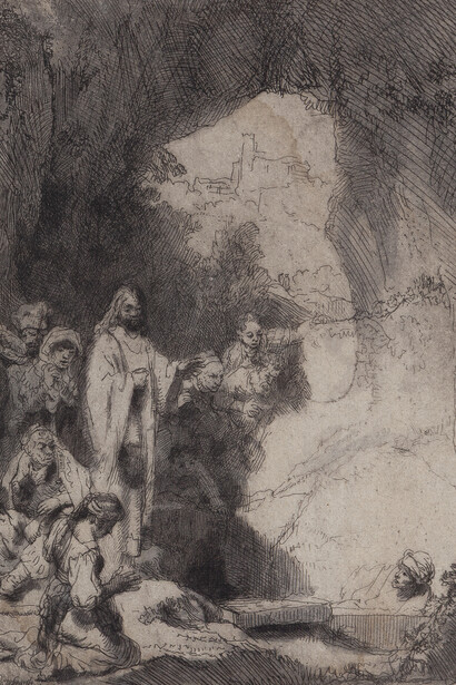 Resurrección de Lázaro (detail), 1642. Courtesy of Museo Carmen Thyssen