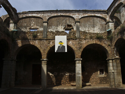 Nuno Viegas, imagem da exposição *Privado* Convento de St. António, Loulé, 2014. Cortesia Mirian Nogueira Tavares