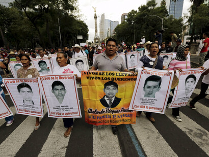 Manifestaciones por los desaparecidos en México